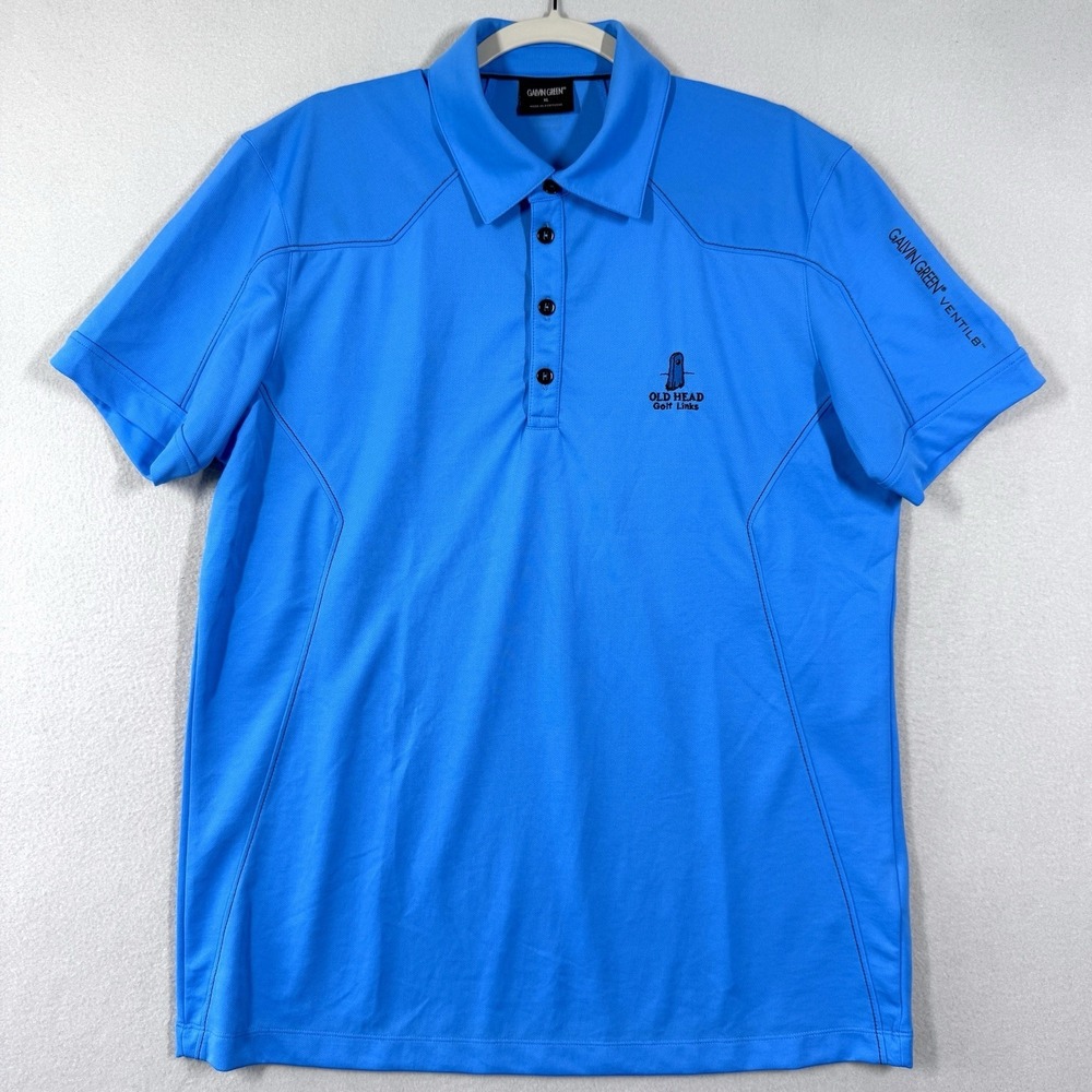 Galvin Green Polo Shirt Mens‎ XL Old Head Golf Links Ireland Ventil8 Performance